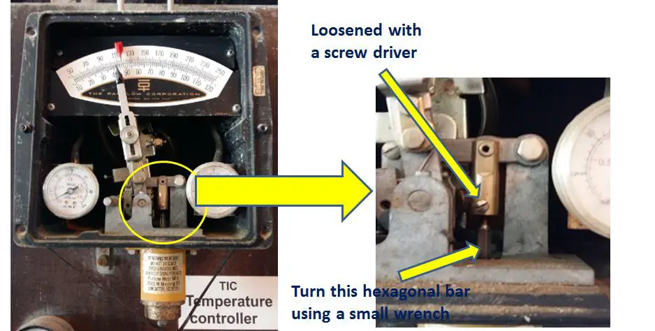 Temperature Switch adjustment location