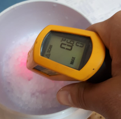Temperature check using IR Thermometer